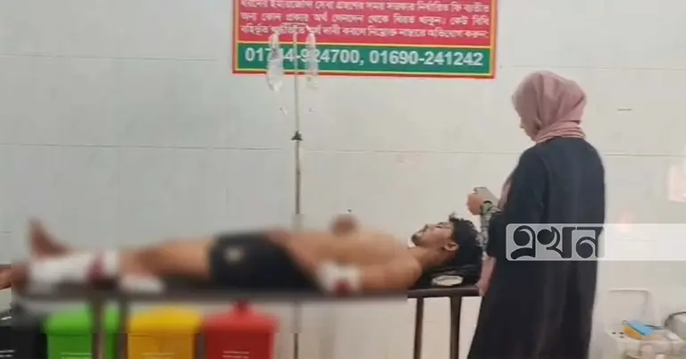 সংঘর্ষে আহত একজন